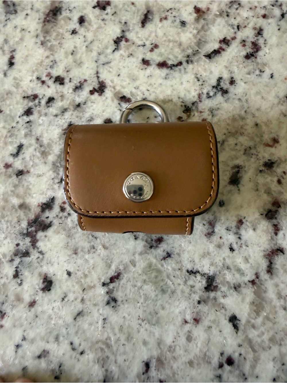 Coach Leather AirPod holder